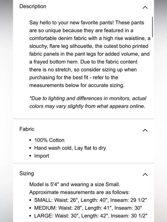 🆕 Three Bird Nest Magnolia Patchwork Flare Women’s Jeans - Picture 6 of 11